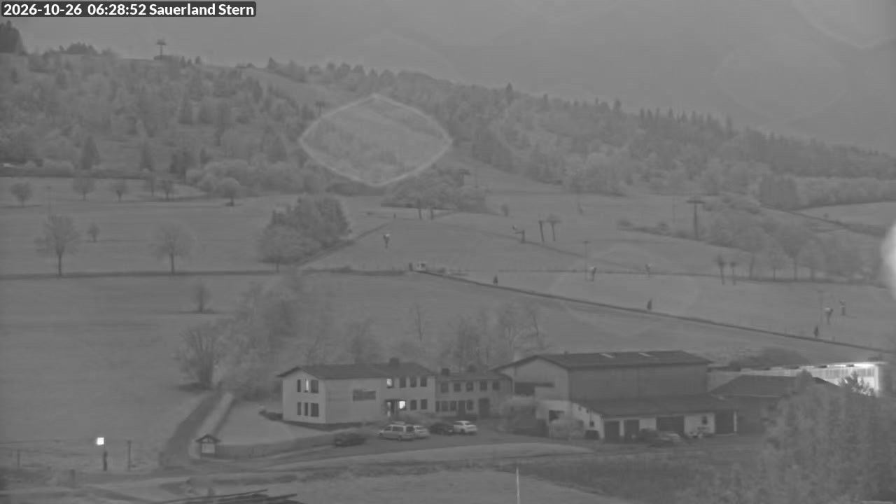 Archived image Webcam Mountain Ettelsberg in Hessen, Germany