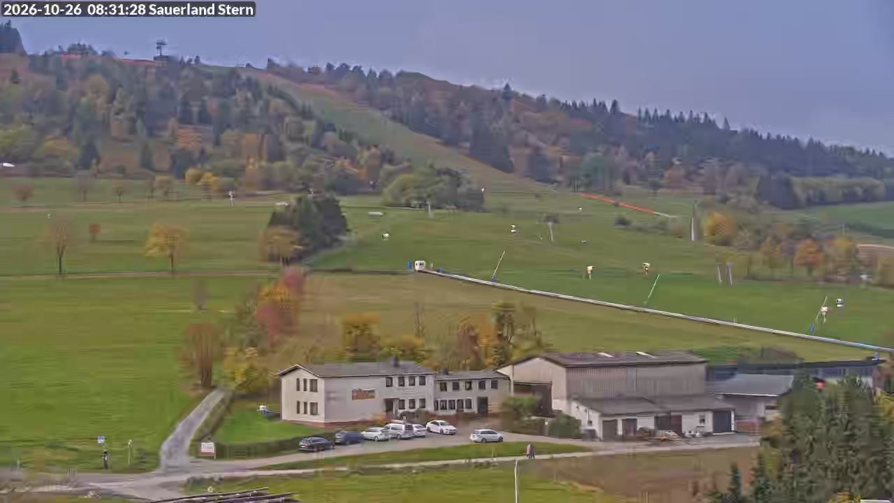 Archived image Webcam Mountain Ettelsberg in Hessen, Germany