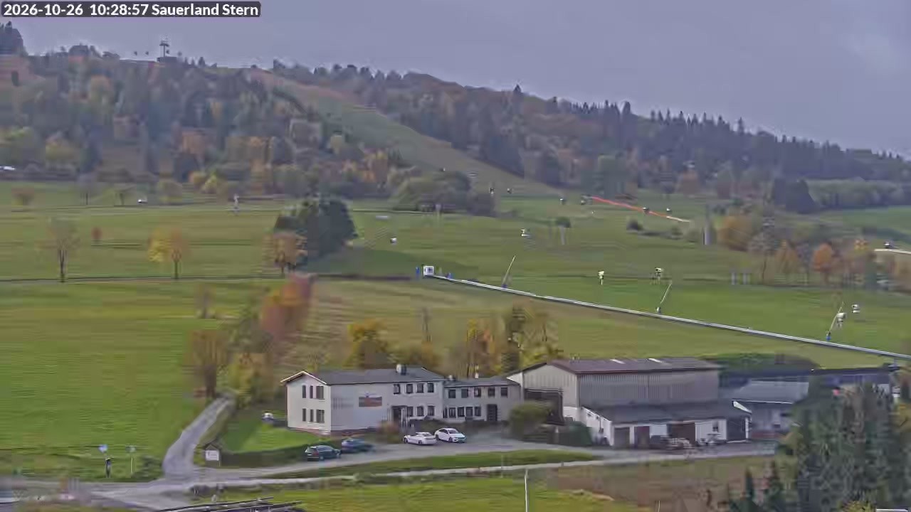 Archived image Webcam Mountain Ettelsberg in Hessen, Germany