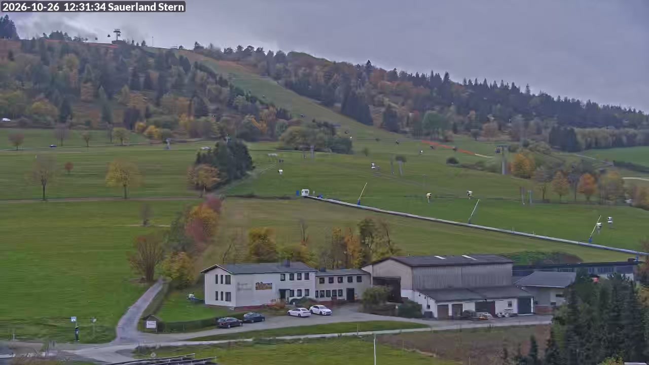 Archived image Webcam Mountain Ettelsberg in Hessen, Germany