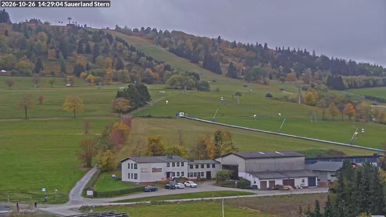 Archived image Webcam Mountain Ettelsberg in Hessen, Germany