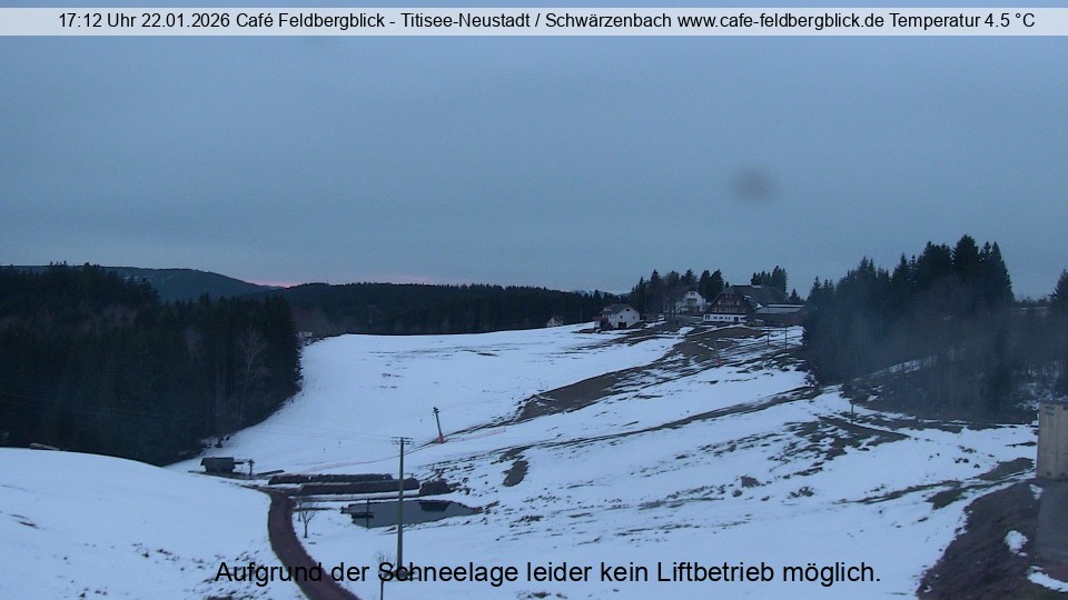 Archiv Foto Webcam Skilift Schwärzenbach