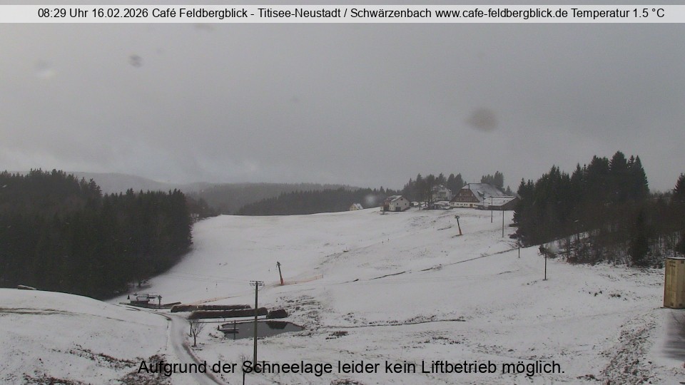 Archiv Foto Webcam Skilift Schwärzenbach