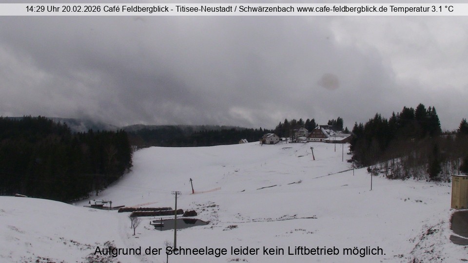 Archiv Foto Webcam Skilift Schwärzenbach