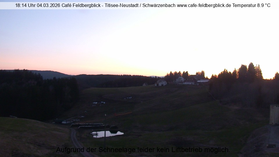 Archiv Foto Webcam Skilift Schwärzenbach