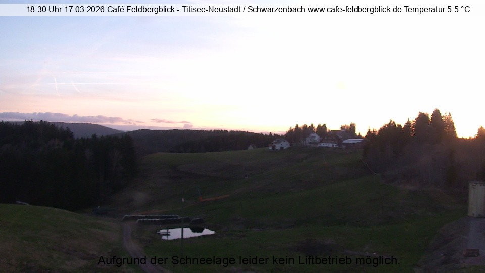 Archiv Foto Webcam Skilift Schwärzenbach