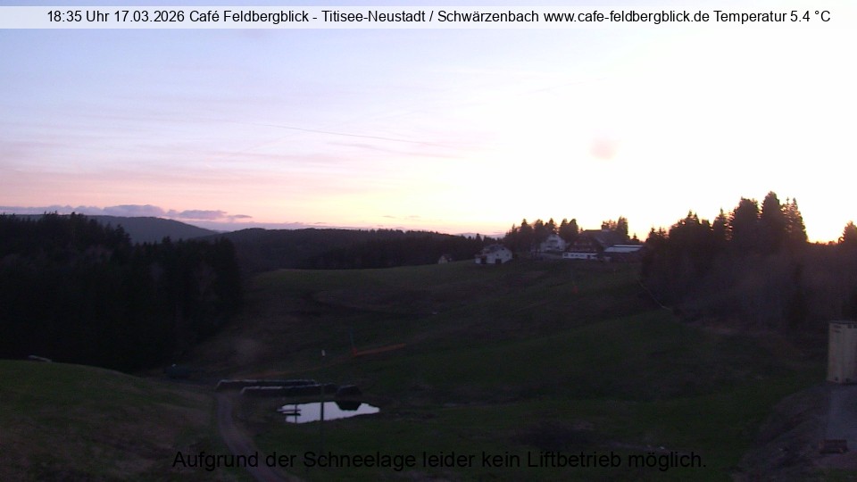 Archiv Foto Webcam Skilift Schwärzenbach