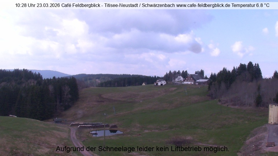 Archived image Webcam Ski lift at Schwärzenbach
