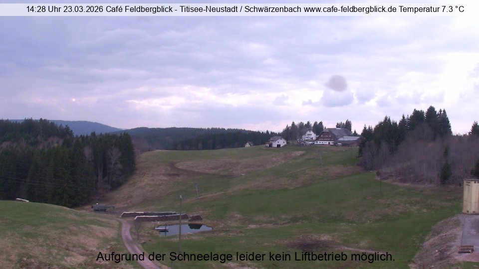 Archived image Webcam Ski lift at Schwärzenbach