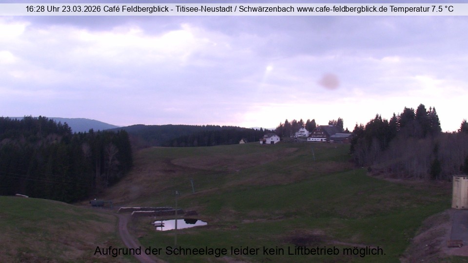 Archived image Webcam Ski lift at Schwärzenbach