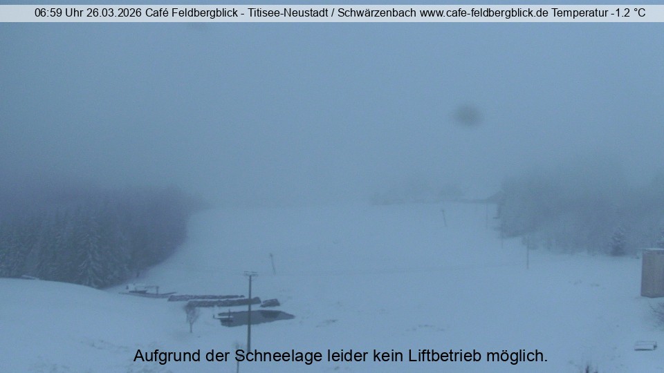 Archiv Foto Webcam Skilift Schwärzenbach