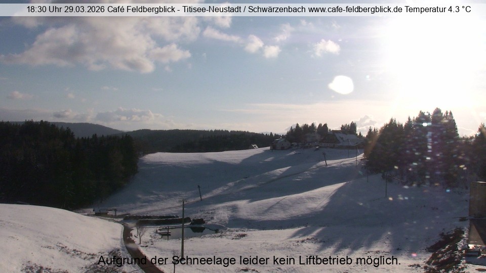 Archiv Foto Webcam Skilift Schwärzenbach