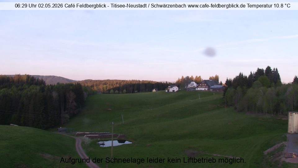 Archived image Webcam Ski lift at Schwärzenbach