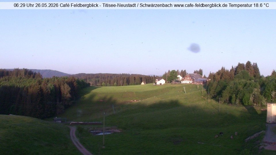 Archived image Webcam Ski lift at Schwärzenbach