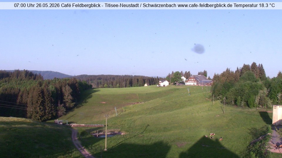 Archived image Webcam Ski lift at Schwärzenbach