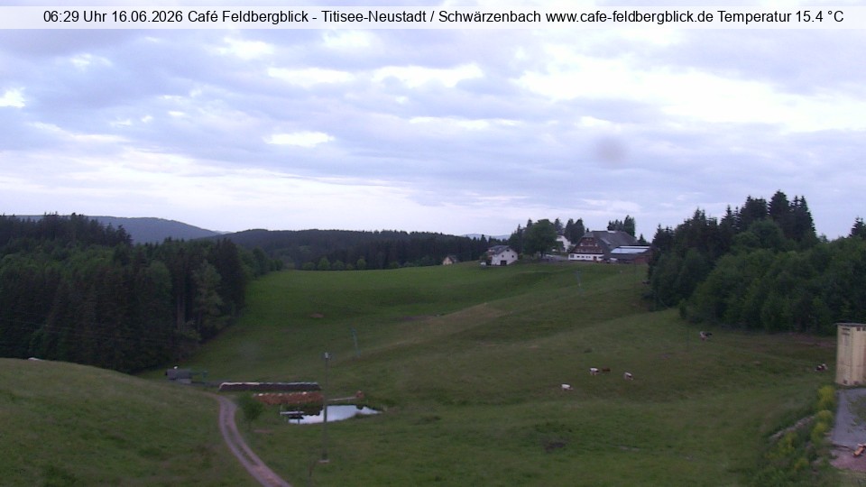 Archived image Webcam Ski lift at Schwärzenbach