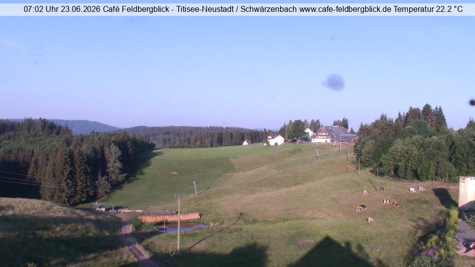 Archived image Webcam Ski lift at Schwärzenbach