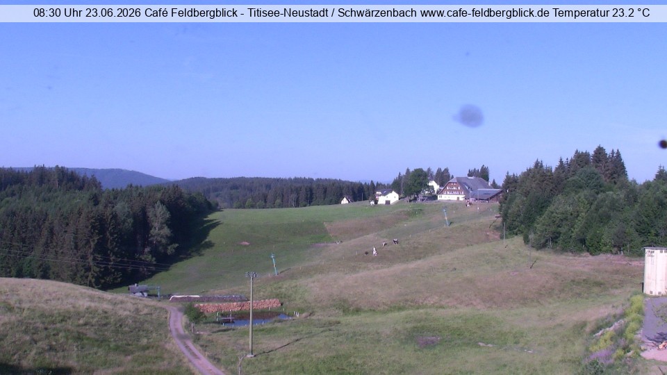 Archived image Webcam Ski lift at Schwärzenbach