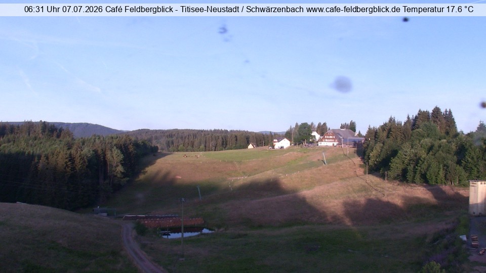 Archived image Webcam Ski lift at Schwärzenbach