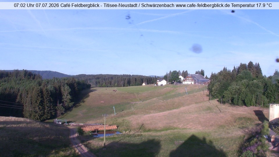 Archived image Webcam Ski lift at Schwärzenbach