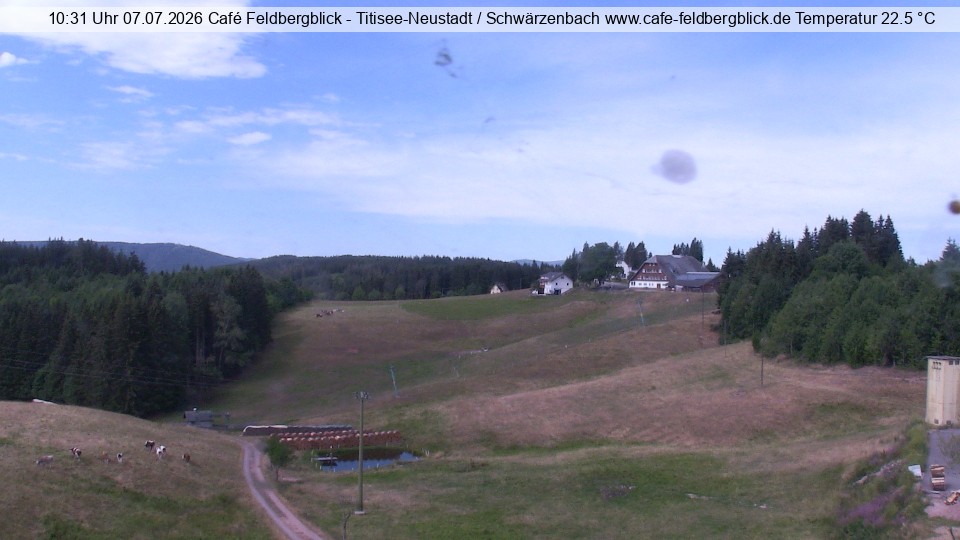 Archived image Webcam Ski lift at Schwärzenbach