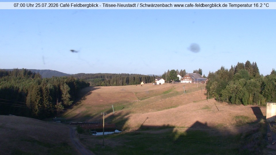 Archived image Webcam Ski lift at Schwärzenbach