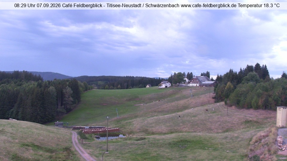 Archived image Webcam Ski lift at Schwärzenbach