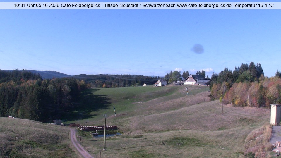 Archived image Webcam Ski lift at Schwärzenbach