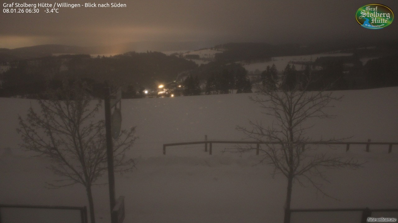 Archiv Foto Webcam Willingen: Graf Stolberg Hütte bei Usseln