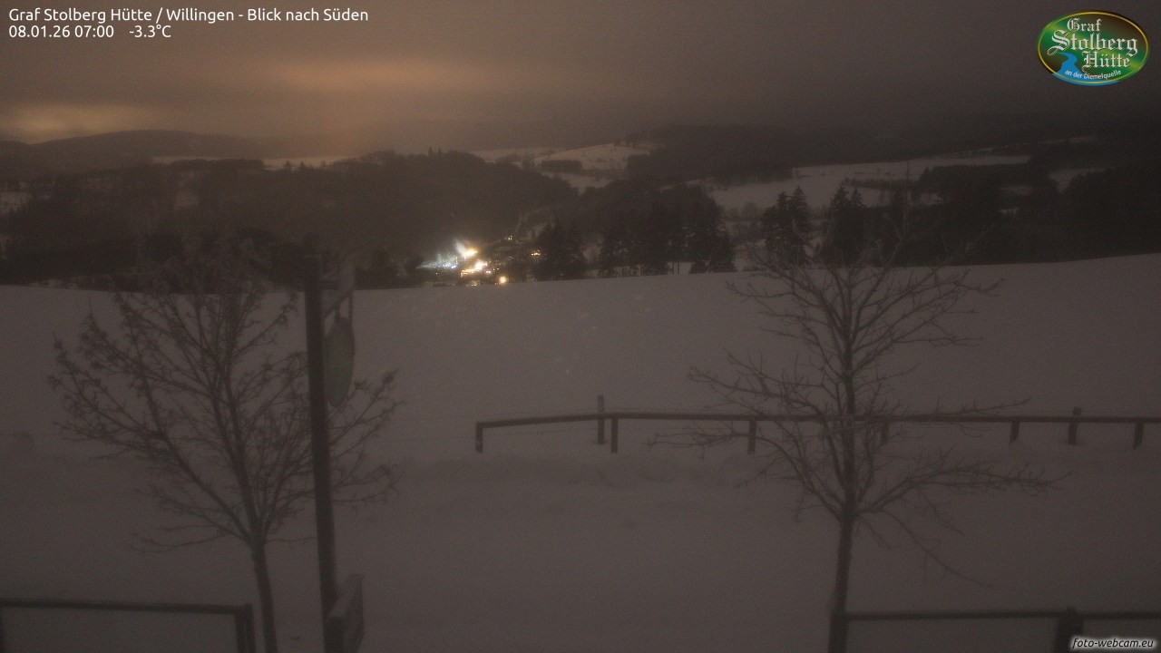 Archiv Foto Webcam Willingen: Graf Stolberg Hütte bei Usseln