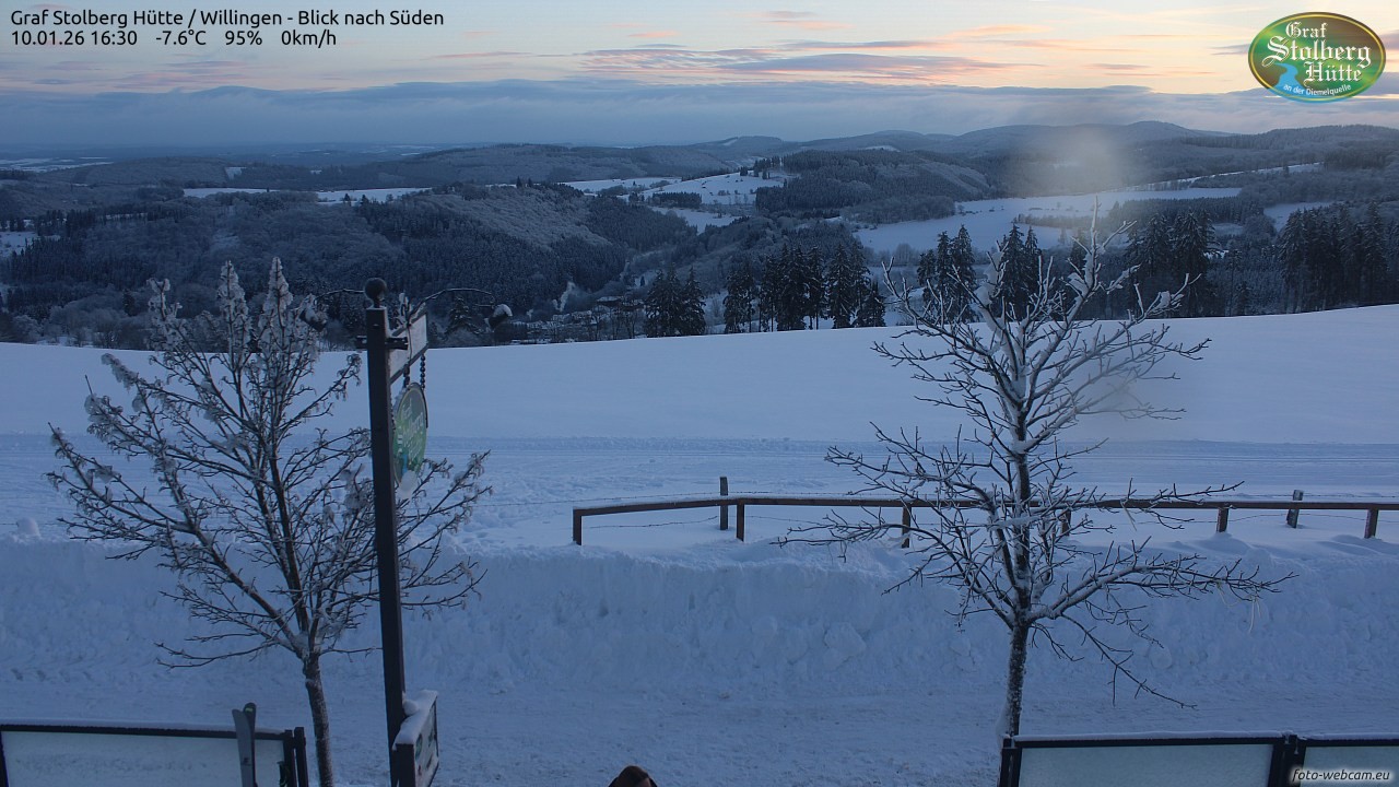 Archiv Foto Webcam Willingen: Graf Stolberg Hütte bei Usseln
