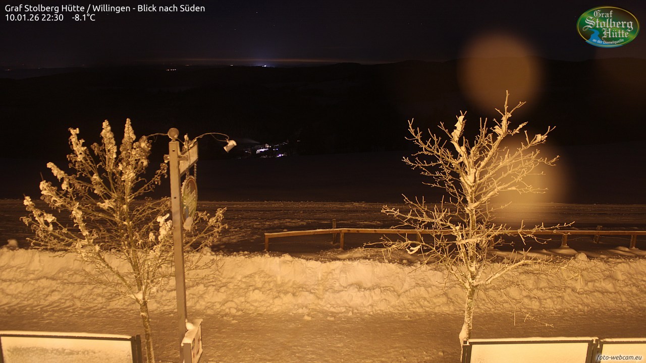 Archiv Foto Webcam Willingen: Graf Stolberg Hütte bei Usseln