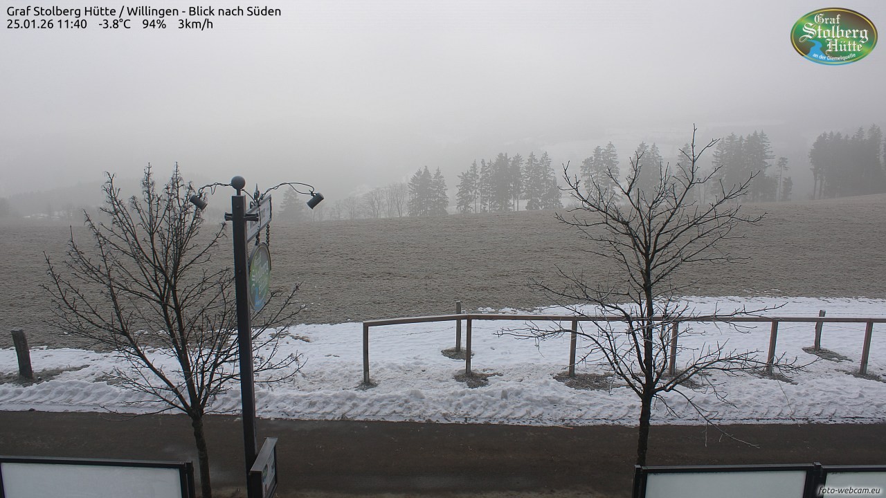 Archiv Foto Webcam Willingen: Graf Stolberg Hütte bei Usseln