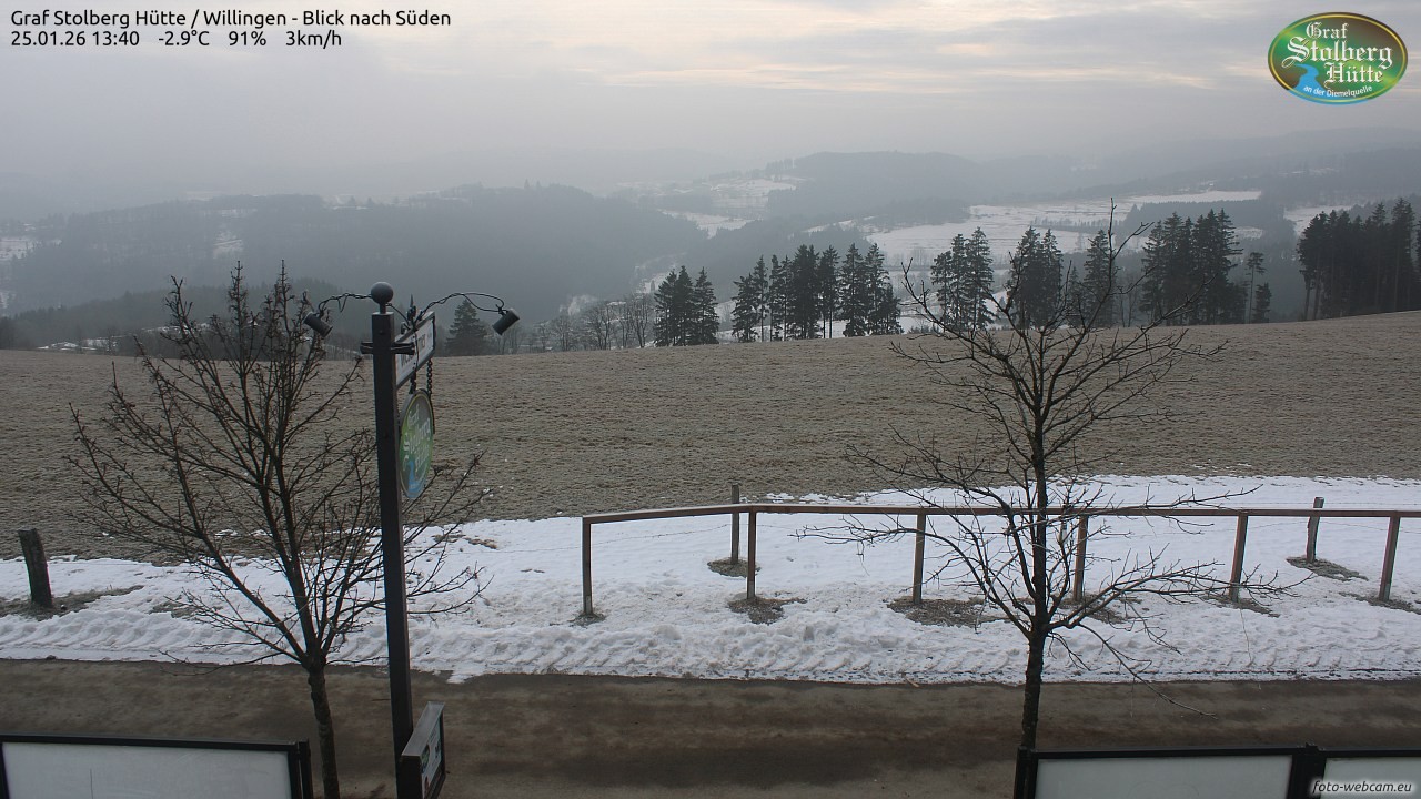 Archiv Foto Webcam Willingen: Graf Stolberg Hütte bei Usseln