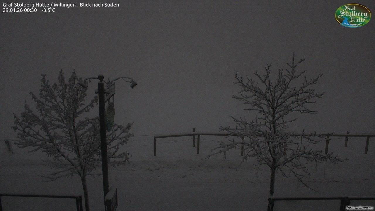 Archiv Foto Webcam Willingen: Graf Stolberg Hütte bei Usseln