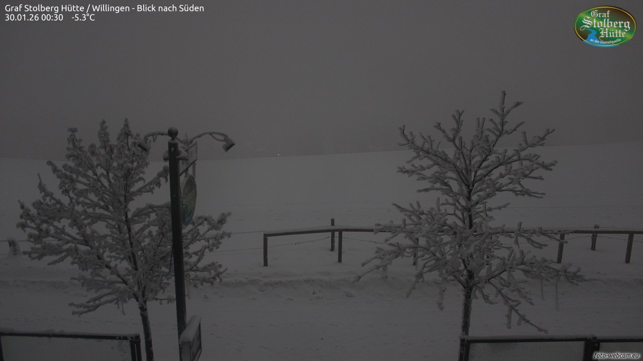 Archiv Foto Webcam Willingen: Graf Stolberg Hütte bei Usseln