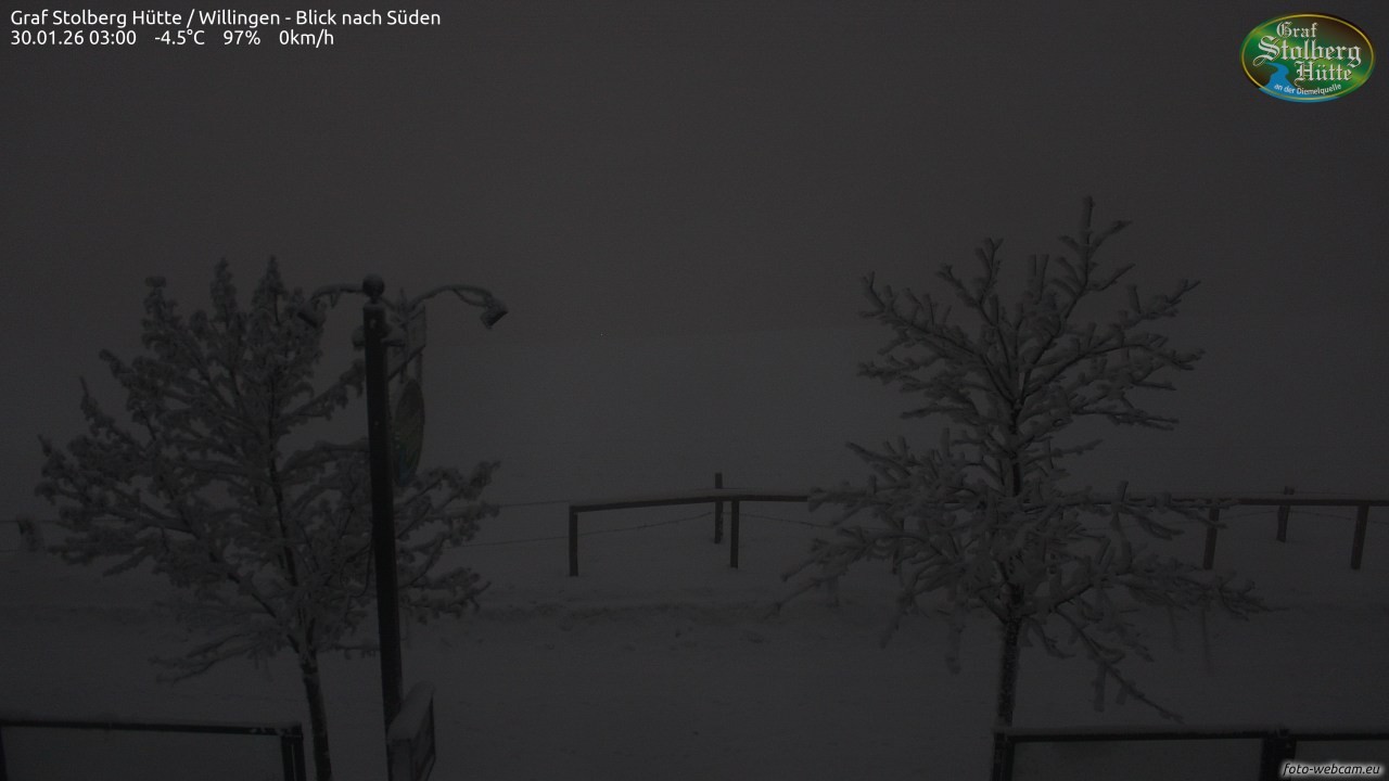 Archiv Foto Webcam Willingen: Graf Stolberg Hütte bei Usseln