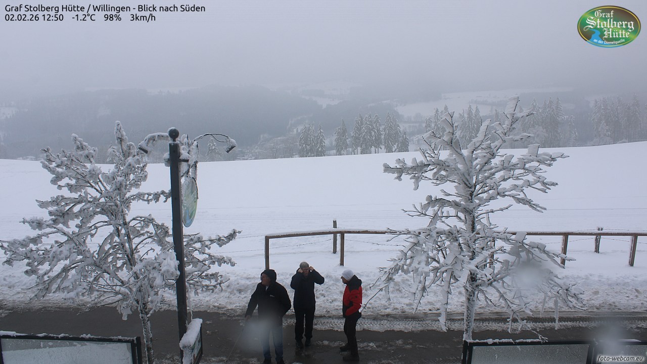 Archiv Foto Webcam Willingen: Graf Stolberg Hütte bei Usseln