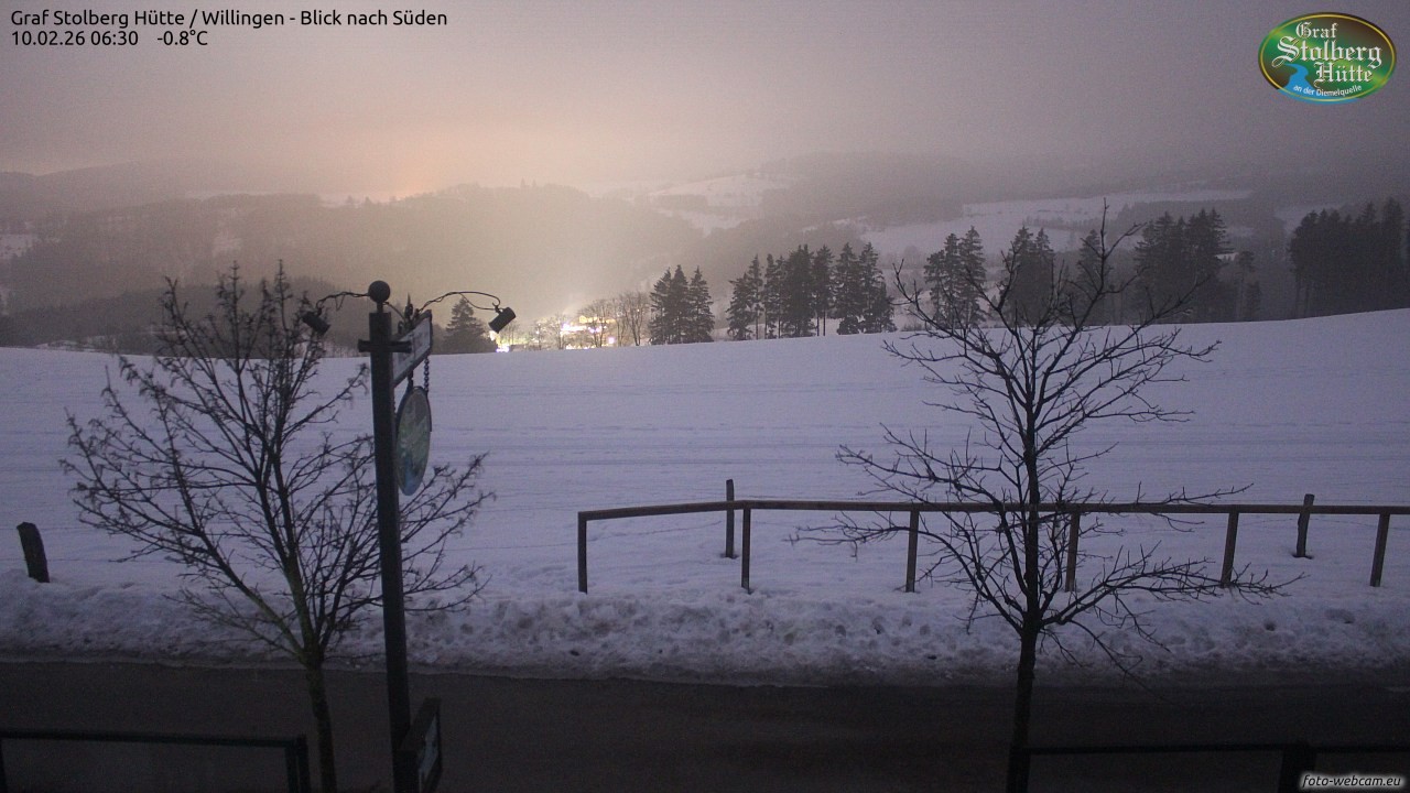 Archived image Webcam Mountain Hut Graf Stolberg near Willingen