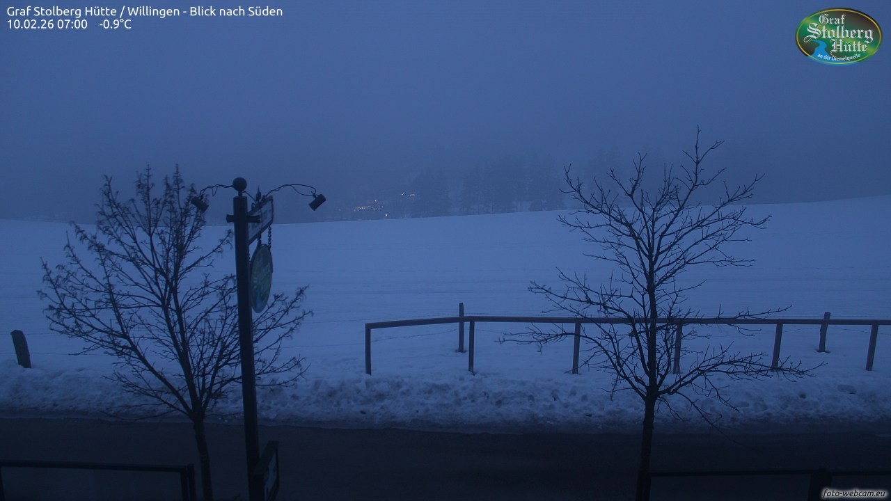 Archiv Foto Webcam Willingen: Graf Stolberg Hütte bei Usseln