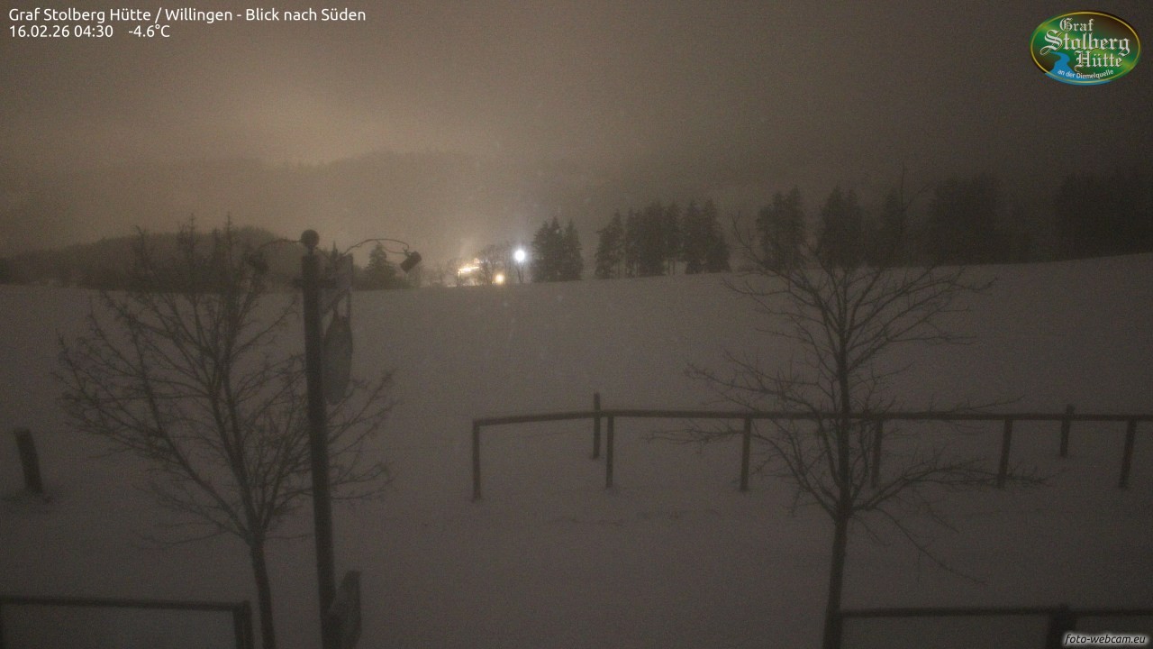 Archiv Foto Webcam Willingen: Graf Stolberg Hütte bei Usseln