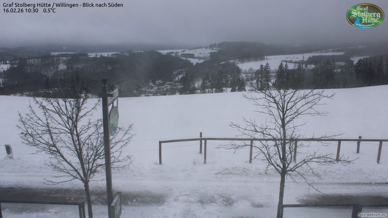 Archiv Foto Webcam Willingen: Graf Stolberg Hütte bei Usseln