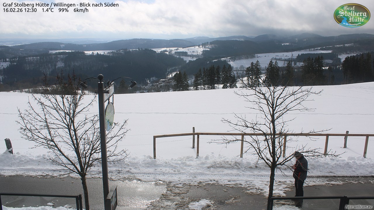 Archiv Foto Webcam Willingen: Graf Stolberg Hütte bei Usseln