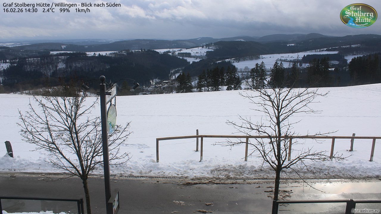 Archiv Foto Webcam Willingen: Graf Stolberg Hütte bei Usseln