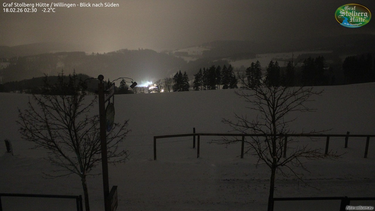 Archiv Foto Webcam Willingen: Graf Stolberg Hütte bei Usseln