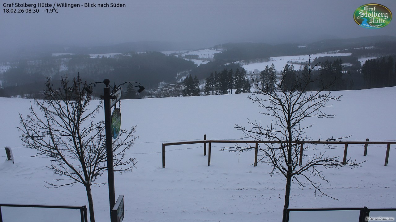 Archiv Foto Webcam Willingen: Graf Stolberg Hütte bei Usseln