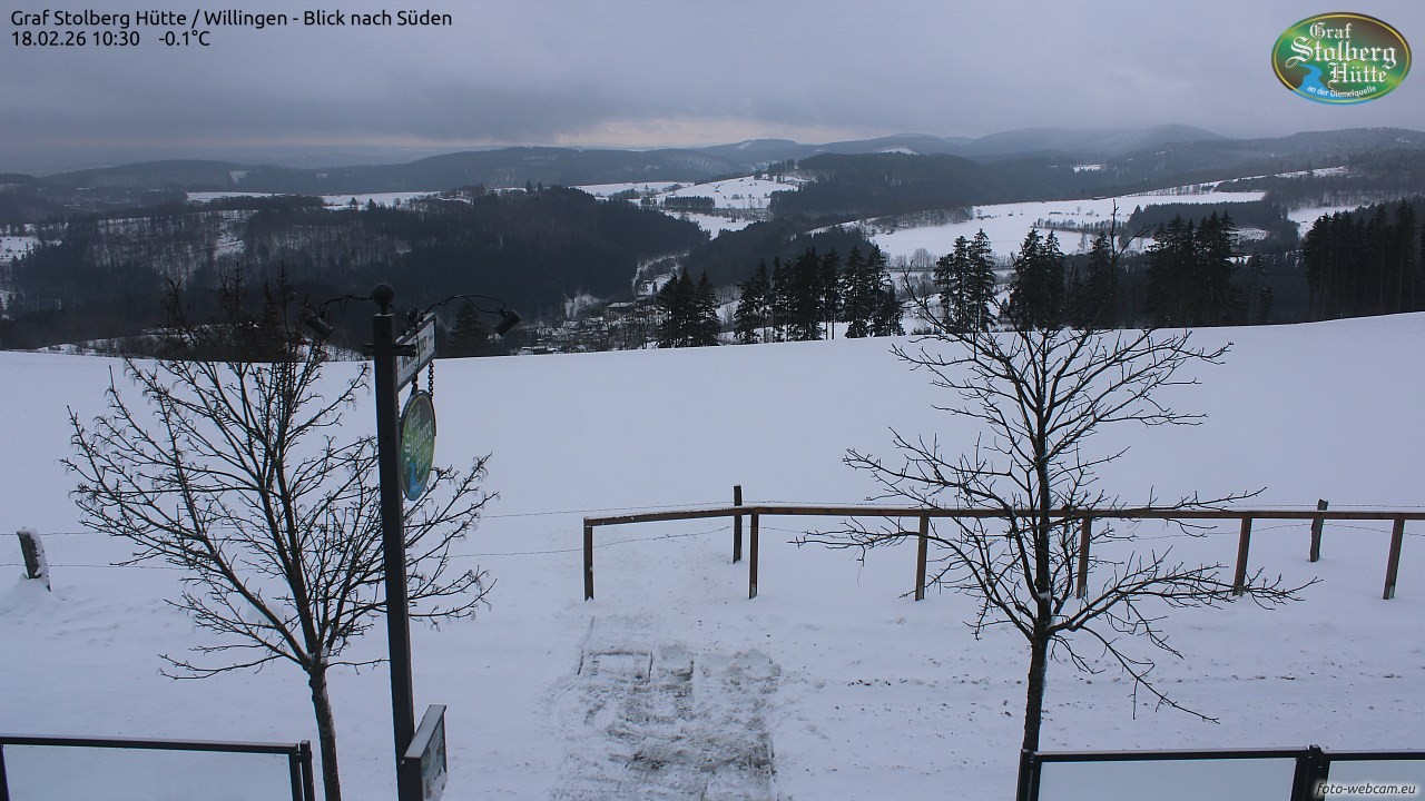 Archiv Foto Webcam Willingen: Graf Stolberg Hütte bei Usseln