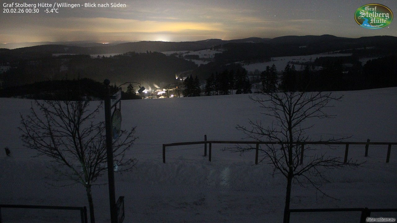 Archived image Webcam Mountain Hut Graf Stolberg near Willingen