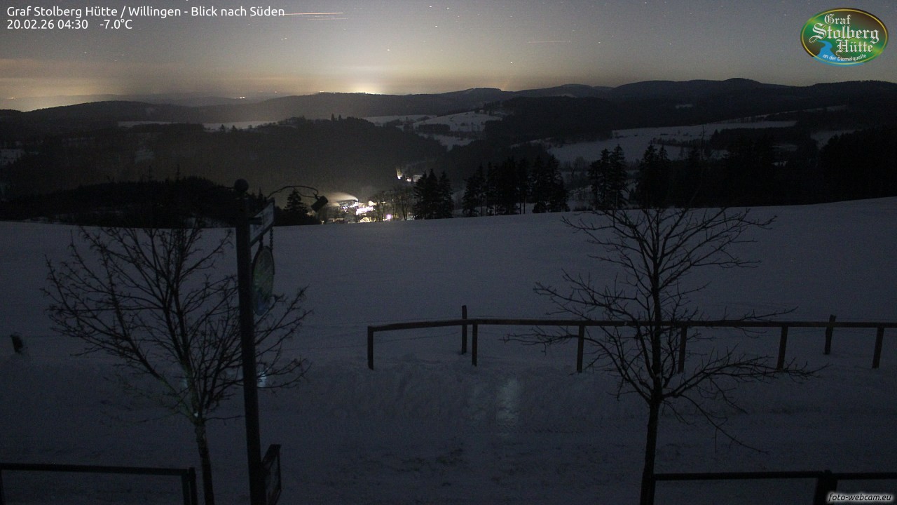 Archived image Webcam Mountain Hut Graf Stolberg near Willingen