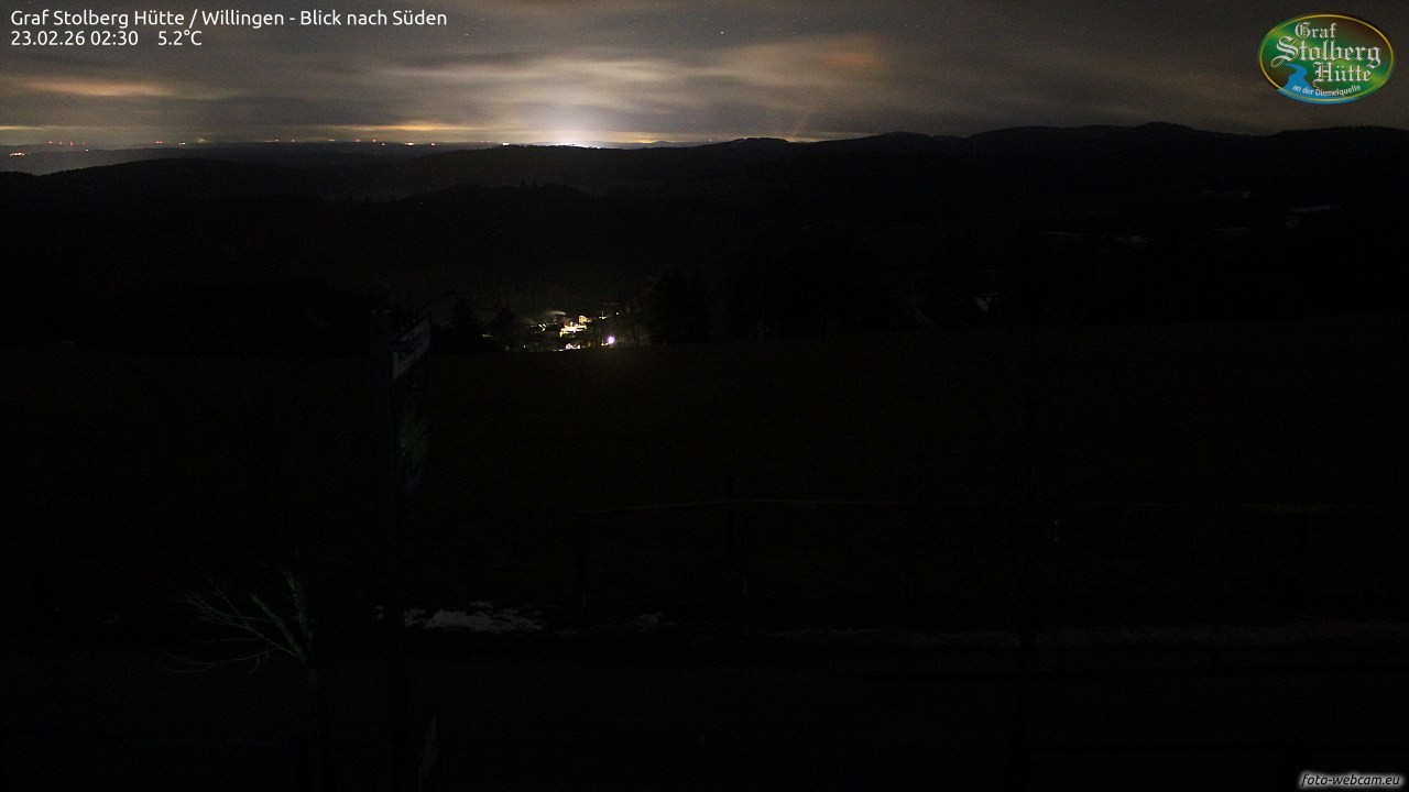 Archived image Webcam Mountain Hut Graf Stolberg near Willingen